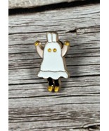 Ghost Bunny Costume Cute Kids Enamel Pin 1&quot; NEW - £3.88 GBP
