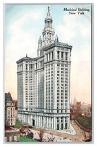 Municipal Building New York CIty NY NYC UNP Unused DB Postcard P27 - £3.12 GBP