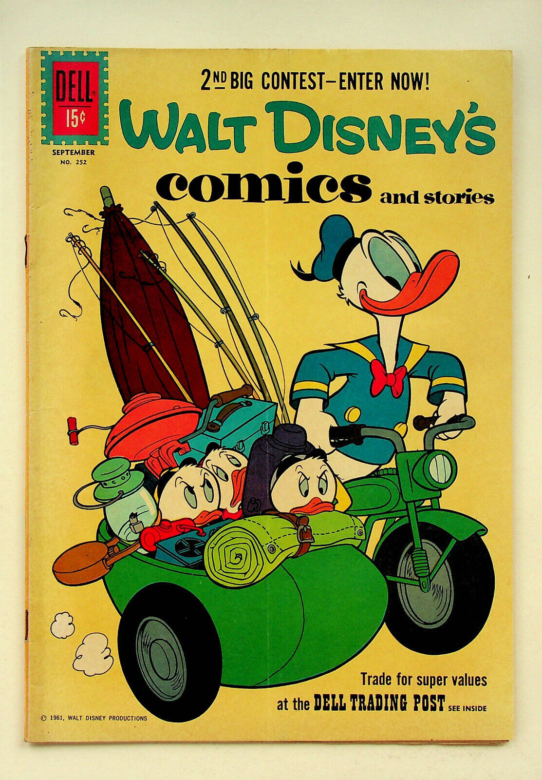 Walt Disney's Comics and Stories Vol. 21 #12 (252) (Sep 1961, Dell) - Good+ - £6.86 GBP