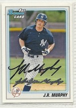 J.R. John Ryan Murphy Signed autographed Card 2010 Bowman Prospects - £7.13 GBP