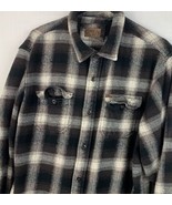 Orvis Flannel Shirt Mens XLT Plaid Button Up Original Fit Work Casual - £23.53 GBP