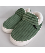 Pluffi Cozy Stylish Slipper Booties Winter Fuzzy Green 4.5-5.5 US Size 3... - $31.05 CAD