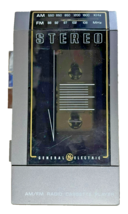 Vintage GE General Electric AM/FM Radio Cassette Player, FOR PARTS OR RE... - $14.84
