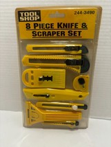 Tool Shop 8 Piece Knife &amp; Scraper Set New Sealed! - $5.45