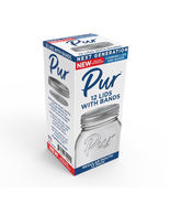 CASE OF 36 PACKAGES - Pur Mason REGULAR Mouth Canning Lids and Bands 12 pk - $918.20 MXN