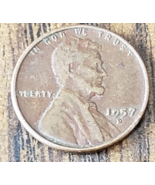 1957 D Denver Mint Lincoln Wheat Cent - £2.32 GBP