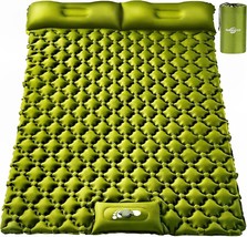 Camping Sleeping Pad, Ultralight Self Inflating Camping Pad 2 Person with Pillow - £26.05 GBP