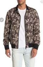 Scotch &amp; Soda Print Track Jacket In Brown Print $198, Sz S NWT! - £58.42 GBP