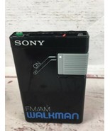 Vintage SONY AM/FM 2 Bands Stereo Radio Player SRF-21W Walkman Damaged - $9.89