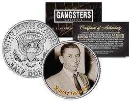 MEYER LANSKY Gambler Gangster Mob JFK Kennedy Half Dollar U.S. Colorized... - $8.56