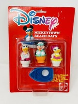 Vintage Disney Mickeytown Beach Days Toys Mattel Mickey Mouse Donald Daisy Arco - £15.74 GBP