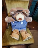Vintage 1985 Dudley Furskins Bear Plush 22” Clean Good Condition - $658.70 MXN