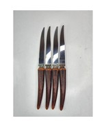 Steak Knives Regent Sheffield Stainless Steel Blades Faux Bone Handle SE... - $27.99 CAD