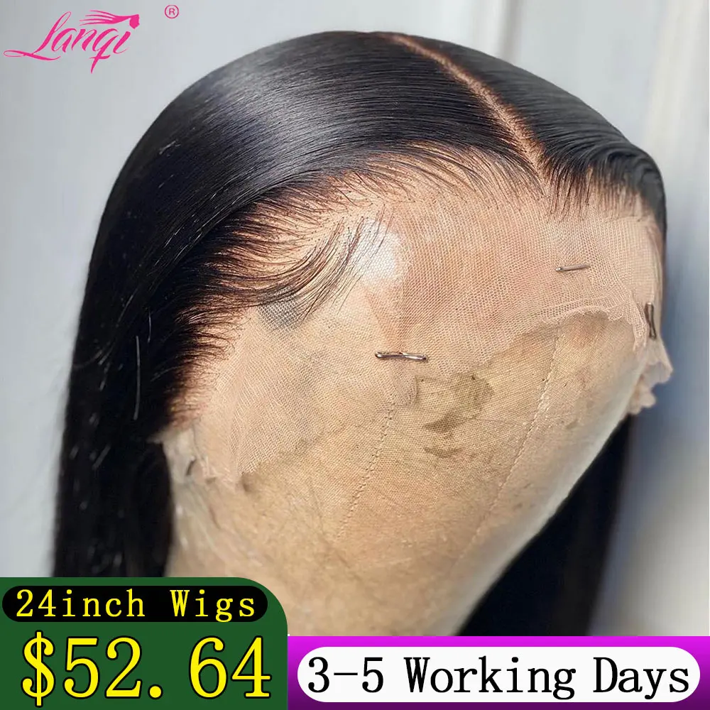 13X4 Straight Lace Front Wigs Human Hair Lace Frontal Wig For Women 30 Inch - £71.22 GBP+