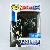 Funko POP! Black Panther Glitter #130 Marvel Captain America Civil War W... - £44.99 GBP