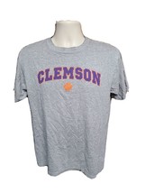 Clemson University Adult Medium Gray TShirt - £11.83 GBP