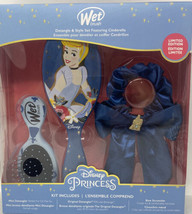 Wet Brush Disney Cinderella Limited Ed Girls Hair Detangler Bow Scrunchie Set - £15.25 GBP
