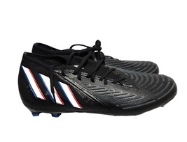 Adidas Predator Edge .2 GW2271 Mens Size 13 Black Firm Ground Soccer Cleats - £57.98 GBP