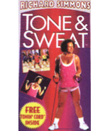 1994 Richard Simmons Sealed VHS Tone &amp; Sweat Disco Sweat Cassette New Se... - $7.80