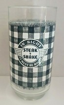 Vintage 1980&#39;s Steak n Shake Coca-Cola Glass Dinner Style Decor.  NOS U186 - £9.55 GBP
