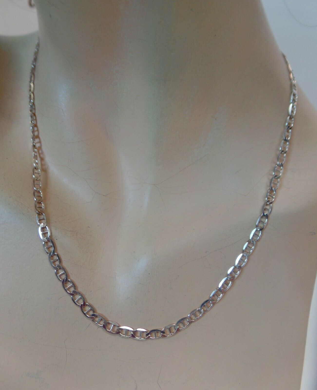 GB Sterling Silver 9.25 Mariner Link Chain 18" 7 Grams BNWT Retails 110.00 - $59.40