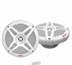 Pyle 6.5&quot; PLMR652 Waterproof 600W Marine 2-Way Speakers White Pair - £45.83 GBP