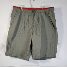 Mens Pacific trail Shorts Gray nylon Hiking shorts Draw string waist Size XL - £14.03 GBP