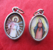 Divine Mercy &amp; Our Lady Double Sided Medal - £15.66 GBP