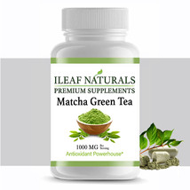 3 X iLeafNaturals Matcha Green Tea – Ceremonial Grade 1000 MG - £41.92 GBP