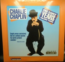 Charlie Chaplin The Early Years Vol. 3 (1916 Films) Laserdisc NTSC Movie - £9.71 GBP