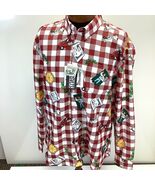 NWT Mens 2XL Home Alone RSVLTS Little Neros Pizza Christmas Long Sleeve Button - $75.00