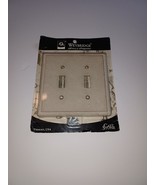 Weybridge Double Toggle Wall Plate Cast Stone NEW - $9.32