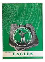 Philadelphia Eagles vs New York Giants October 26 1952 Game Program - £46.51 GBP