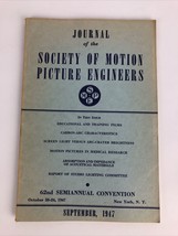 SMPE Journal Of The Society Of Motion Picture Engineers September 1947 V... - £10.21 GBP