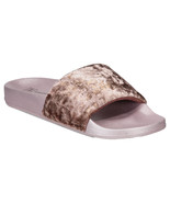 INC International Concepts INC Metallic Velour Slide Slippers Lavender L... - £5.58 GBP