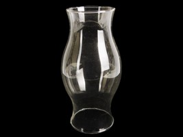 8 1/2&quot; Lamp Globe/Chimney, Clear Glasss, 3 1/2&quot; Dual Fitters, Vintage, #GLB-44 - $14.65