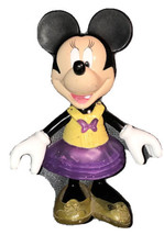 Minnie Mouse Disney Purple Skirt Poseable Toy Figure Cake Topper - $25.00