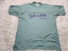 Sierra Club Take A Hike Xl T-SHIRT Y2K 90s Nature Single-Stitch Vtg Made In Usa - £6.84 GBP