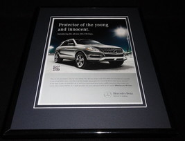 2012 Mercedes Benz M Class Framed 11x14 ORIGINAL Vintage Advertisement - £27.23 GBP