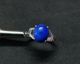 Lapis Lazuli Ring AAA Quality lapis lazuli ring 9x11 mm Oval 4 Ct - £32.26 GBP