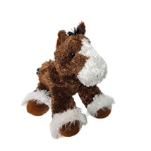 Aurora Brown Clydesdale Horse Plush Stuffed Animal 2018 7&quot; - $22.66