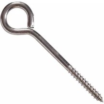 Hardware Essentials 321168 Stainless Steel Lag Screw Eye Bolts 1/4 X 3-3/4&quot; - £8.97 GBP
