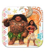 Disney Moana Birthday Dessert Cake Plates Party Supplies 8 Per Package NEW - $6.95