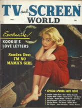 Tv And Screen World - May 1960 - Michael Callan, Sandra Dee, Annette Funicello - £15.25 GBP