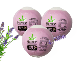 Hempz Aromatherapy Lavender Herbal Bath Fizzer image 4