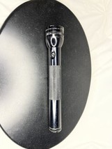 Mag Lite Baton Maglite Flashlight Black Vtg 12 1/4&quot; 3 D Cells Usa -Tested - £11.89 GBP