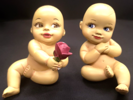 Marie Osmond Miniature Ceramic Naked Baby Dolls Similar To Piano Babies ... - £25.20 GBP