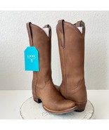 Lane EMMA JANE Womens Cowboy Boots 6 Brown Leather Western Cowgirl Mid C... - $173.25