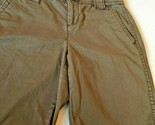 Women&#39;s St Johns Bay Chino Brown Walking Shorts Pockets Cotton 30&quot; Waist... - $5.85