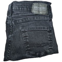 Mens Signature Levi Strauss Jeans S37 Slim 30x32 Black Denim - £23.11 GBP